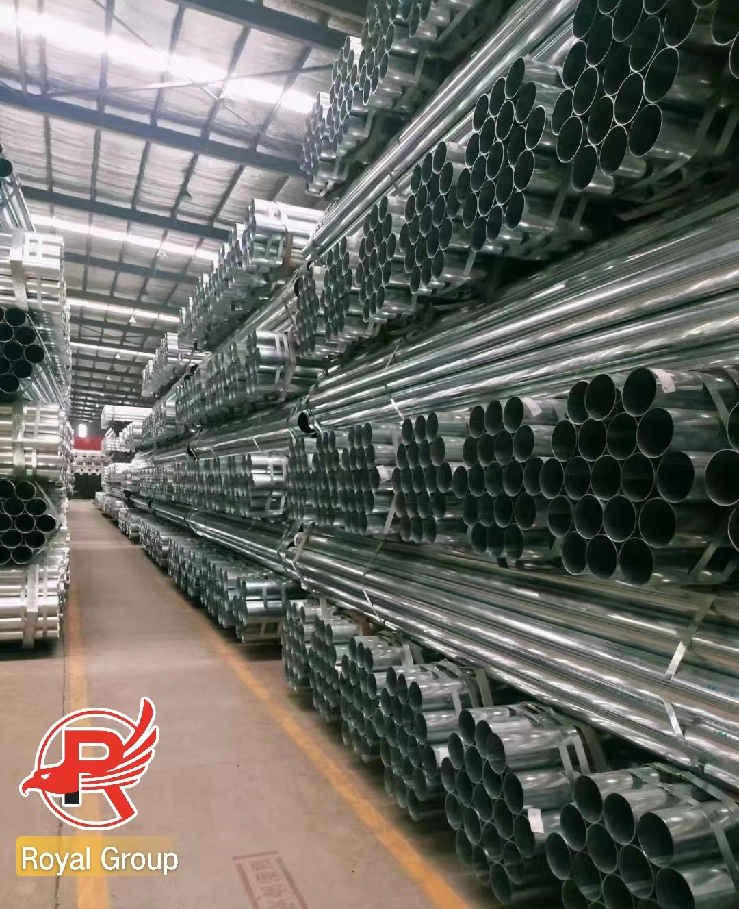 ගැල්වනයිස් කරන ලද රවුම් වානේ පයිප්ප