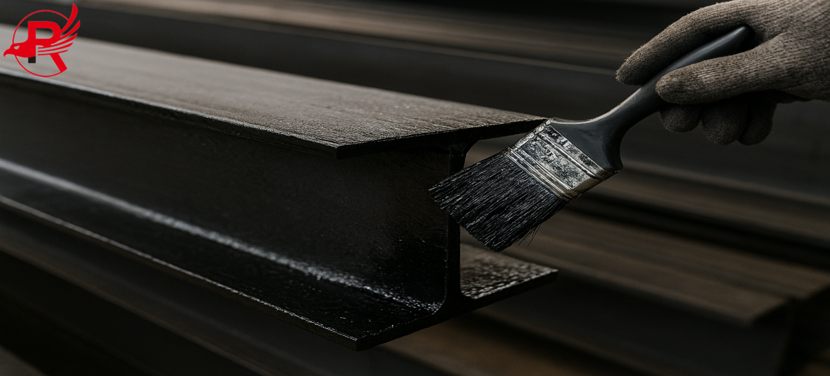 Black Oiled surface steel structure royal steel group