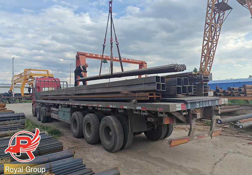 20 tons of carbon steel square pipes sent to Russia - ROYAL GROUP
