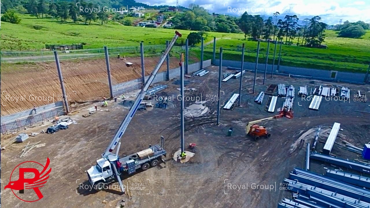 Costa Rica Industrial Steel Structure Project Royal Steel Group (4)