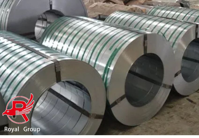 Galvanized steel belt shipped (2)