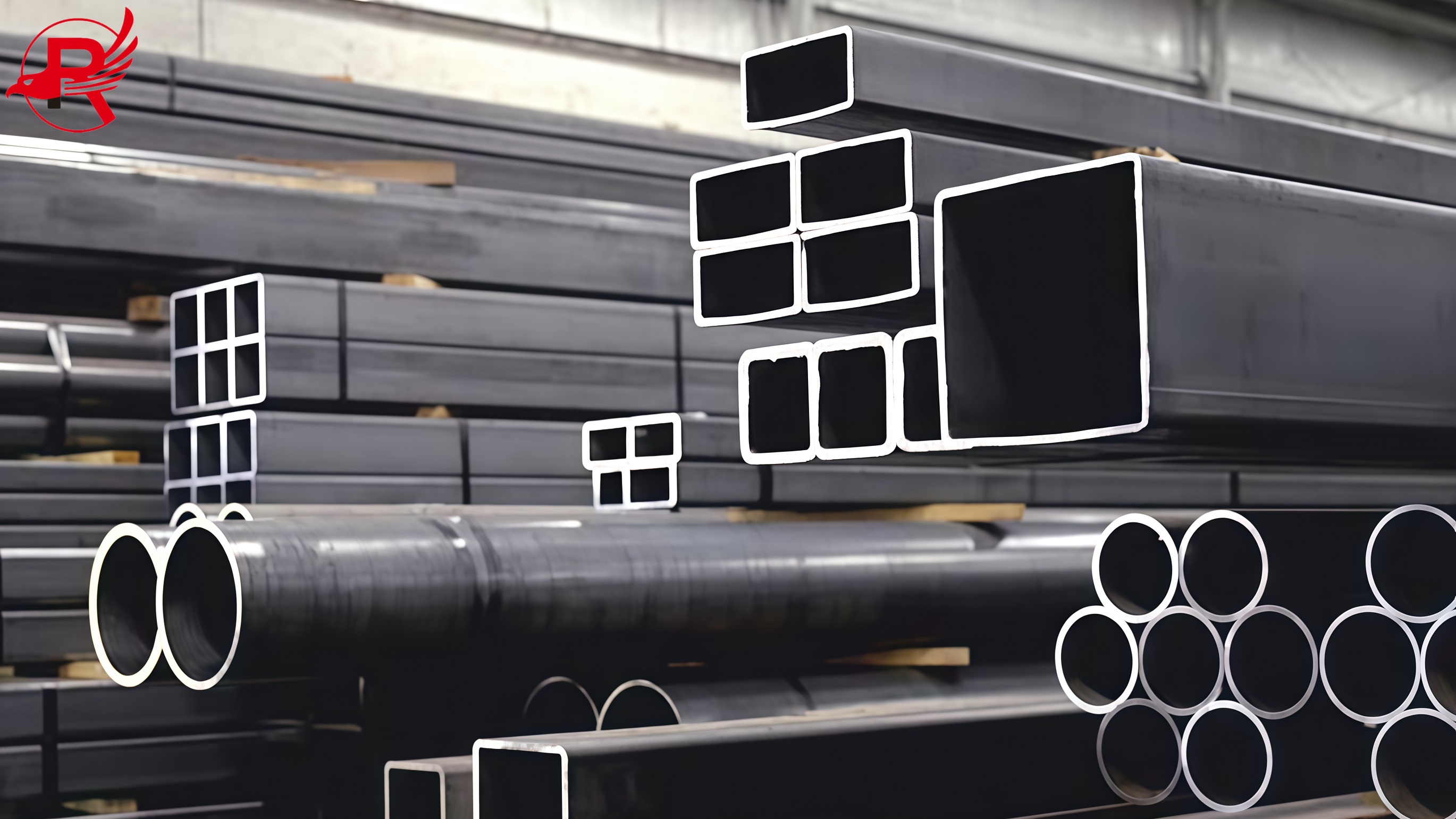Square HSS, Rectangular HSS, and Round HSS pipe
