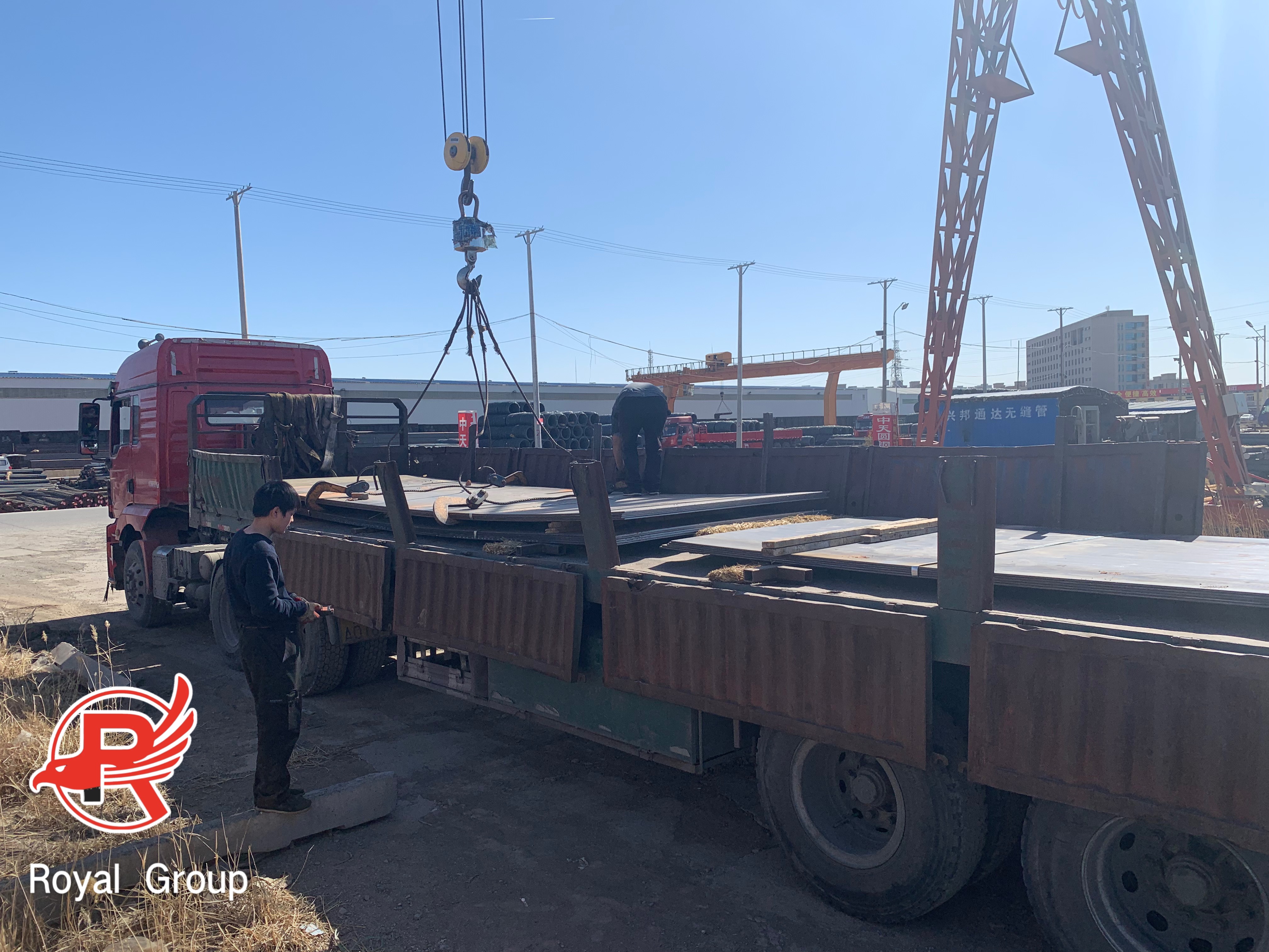 Hot-rolled steel plates were sent to Bolivia (1)