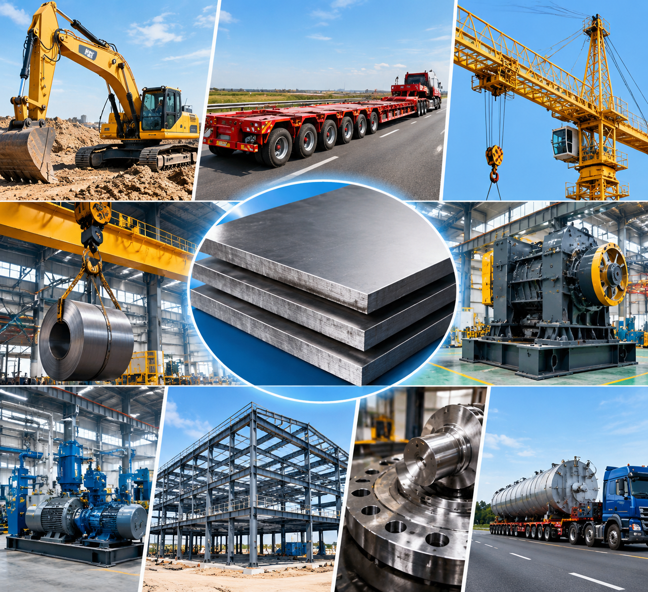 Q460 steel plate application