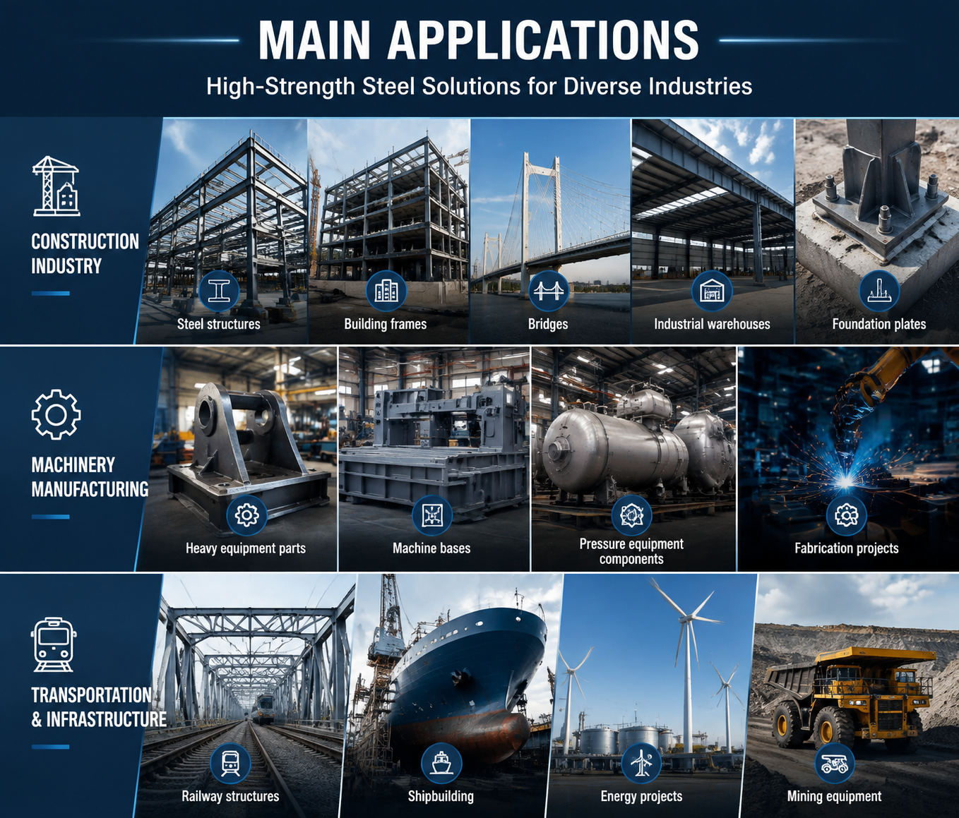 STEEL PLATE APPLICATIONS