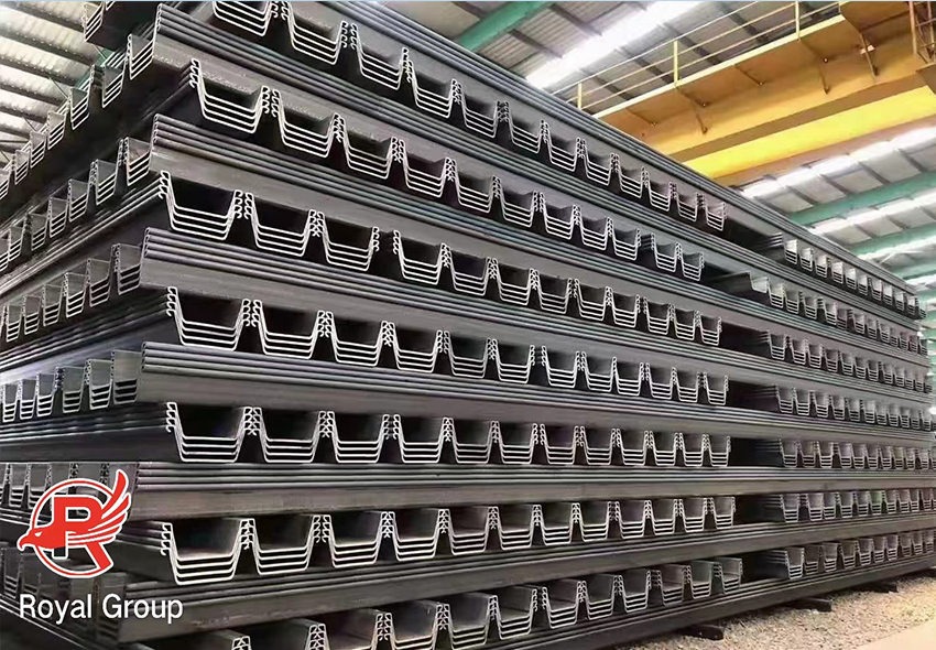 Steel Sheet Pile Delivery - Royal Group