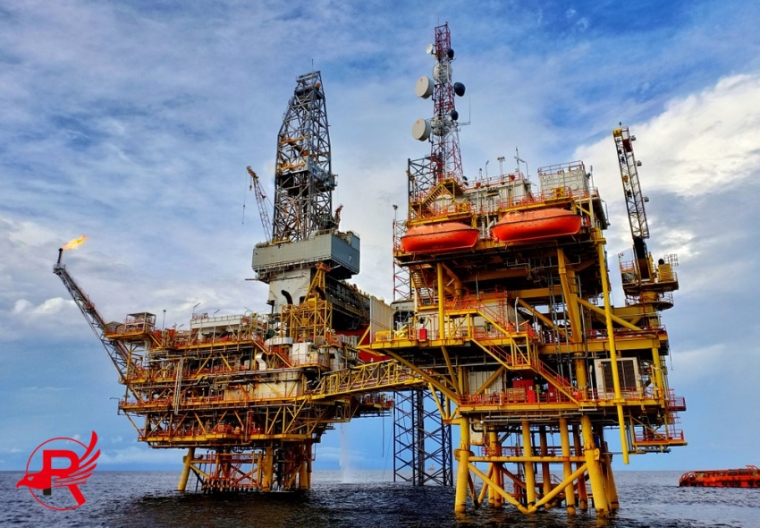 Offshore,Oil,Platform,For,Production,Of,Oil,And,Gas.,Jack