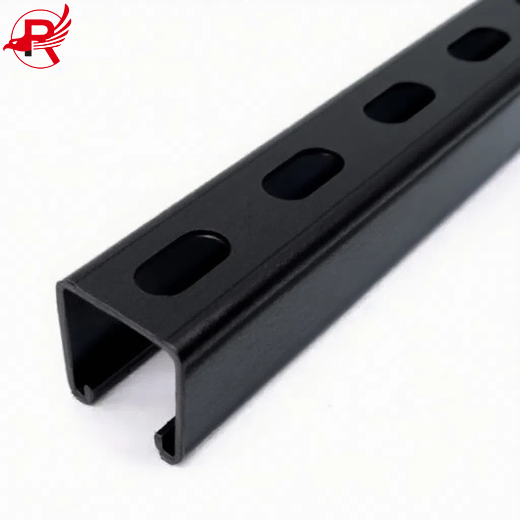 black oil surface strut c channel