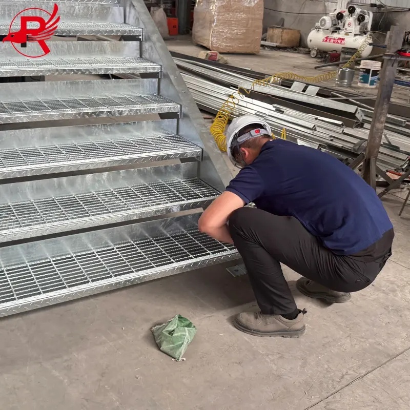 hot dip galvanized steel stair royal steel group (2)