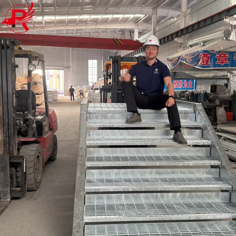 hot dip galvanized steel stair royal steel group (5)