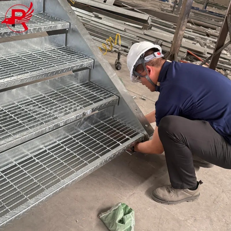 hot dip galvanized steel stair royal steel group (6)