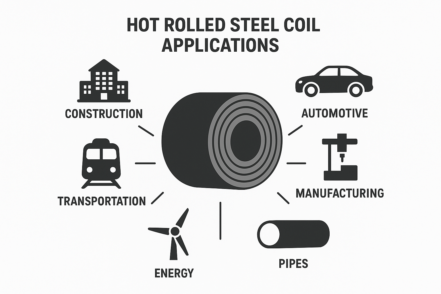 hr hot rollde steel coil application