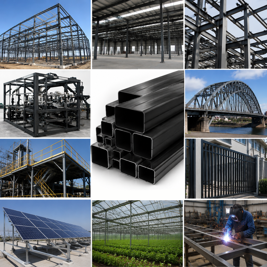 hss square rectangular steel tube application