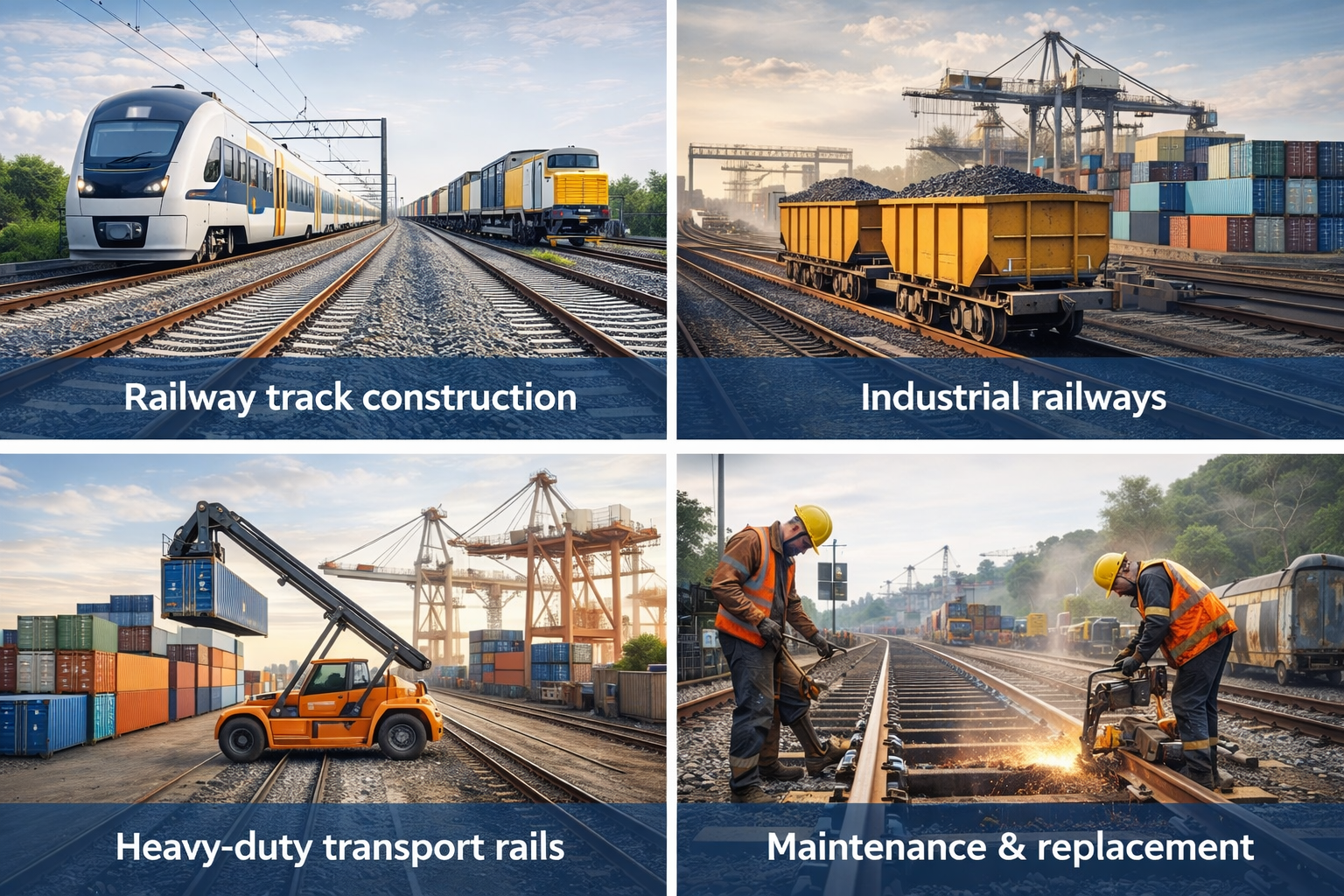 steel rail application