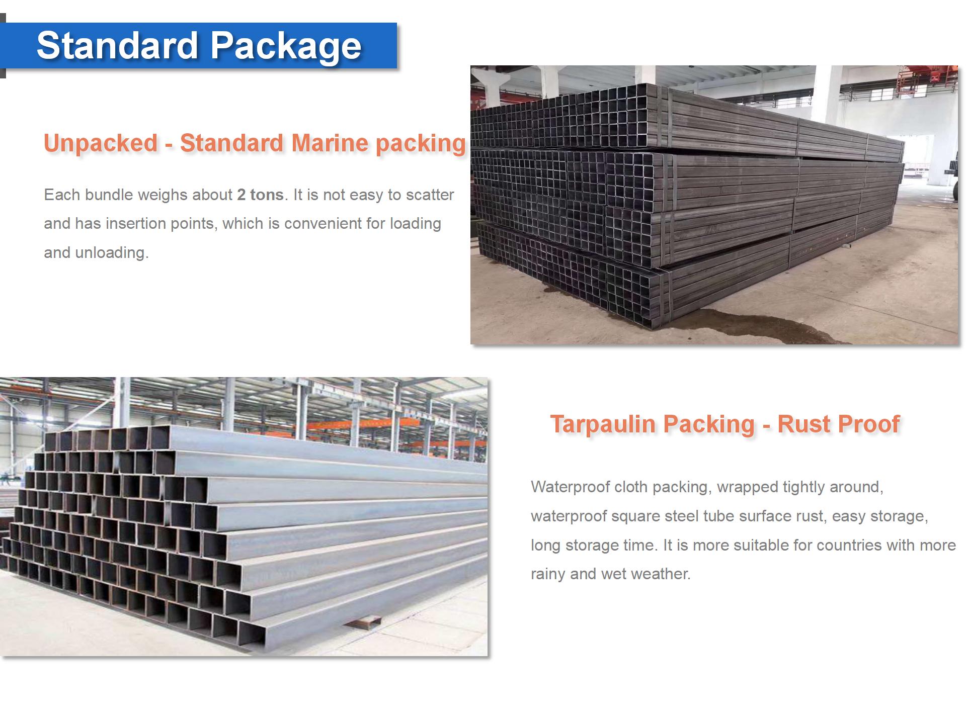 Wholesale EN10219 S235JR Rectangular Tube And Hollow Section ...